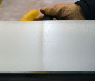 a dust layer in the ice core
