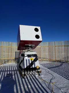 the solar telescope close up