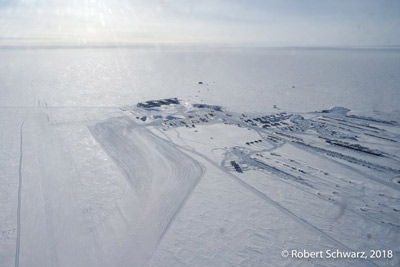 South Pole Station from the air
