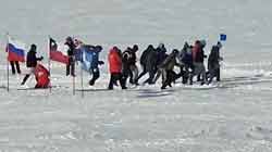 start of the South Pole Marathon