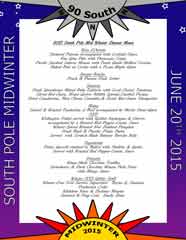 the 2015 midwinters day menu