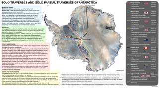 selected Antarctic crossings