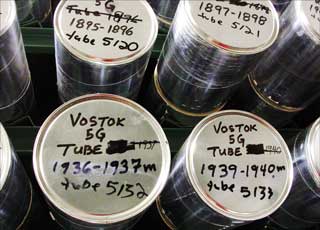 Vostok ice cores at the NICL