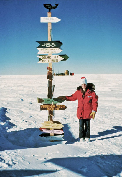 Cynthia McFee, the first woman NOAA officer to winter