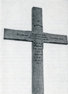 the cross on Observation Hill