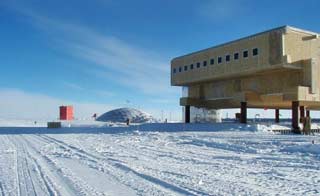 the new station and the old dome