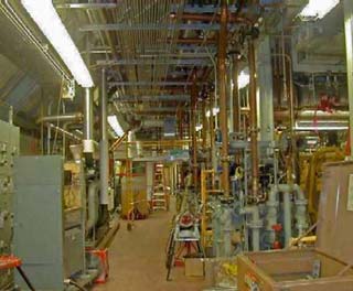 the engine room in early summer