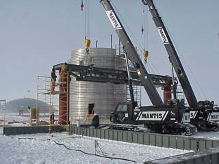 truss me! first truss erection