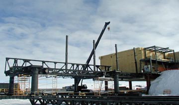 stand up straight installing soffit panels and columns