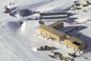 the sun roof is still open aerial view of the station on 5 February 2002