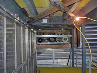 piping connections into the elevated station