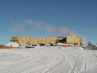 time to be ramping things down for the winter the downwind side of the station at the end of the season
