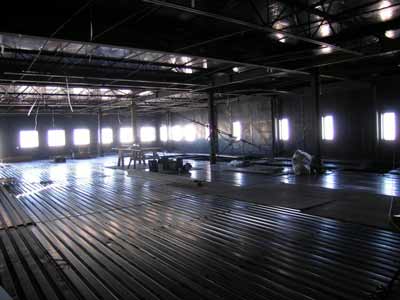 inside B3 looking toward future comms