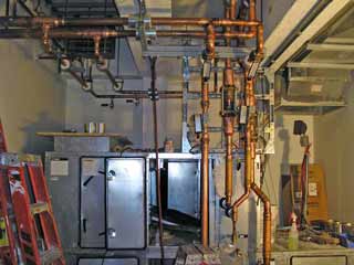 don't sweat the copper B4 air handler piping