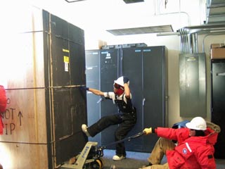 BICEP moving the cryostat crate