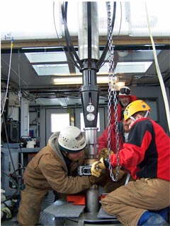 the main hot water drill