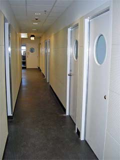 the office hallway