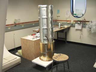 optics section mounted atop the telescope insert