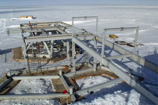 extreme iron this framing as seen from the DSL roof