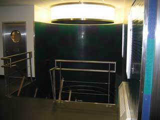 it's hard to find those curved fluorescent tubes stairwell and light fixture in 2008