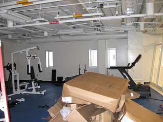 lab test equipment for the gerbils Assembling the exercise equipment