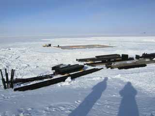 foundation and steel members for the SPTR-2 base