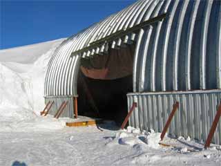 snow hole