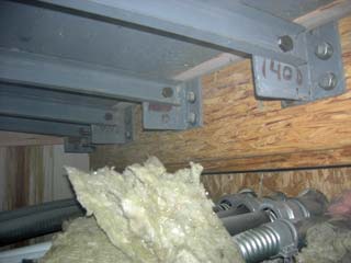 utilities etc. under the first level ramp