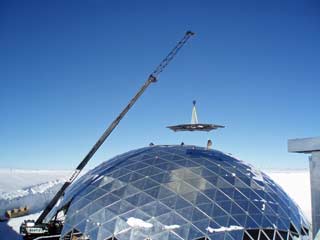 the lid is off dome deconstruction begins