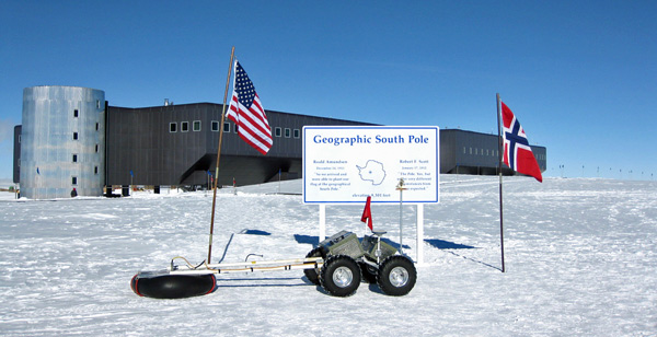 YETI robot at the Pole