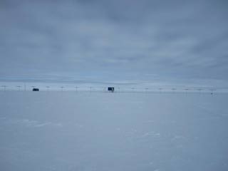 SuperDARN array with ARO in the background