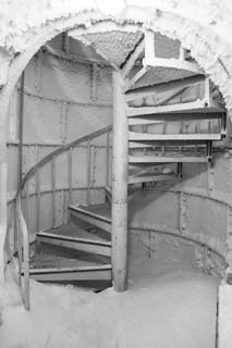 bottom of the stairway