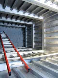 inside the intake plenum