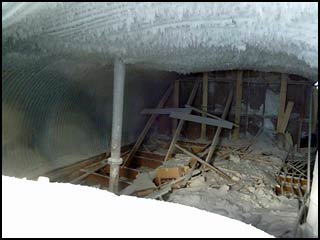 looking into the top hat above building 10