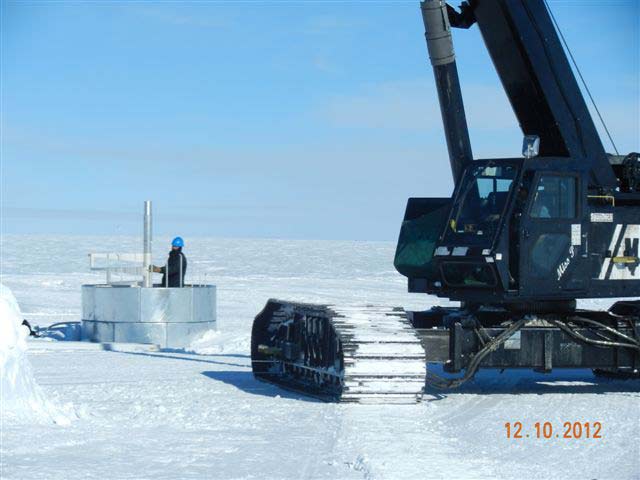 shaft ready for the top section