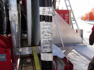documentation of test hole