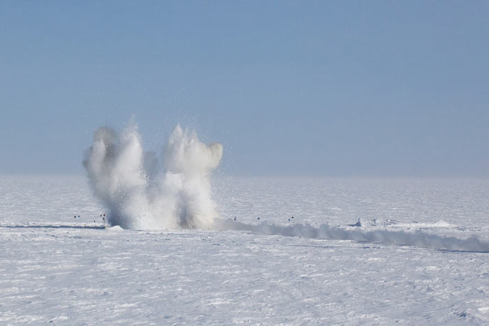 the explosion