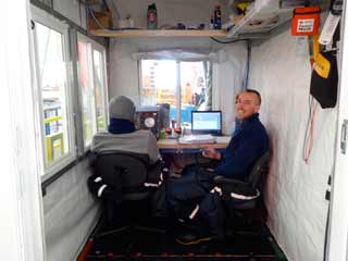 the drill control room