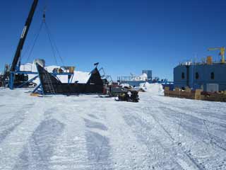 removing the ground shield support structure