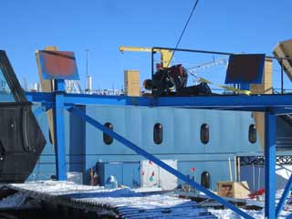 disassembly of the support structure