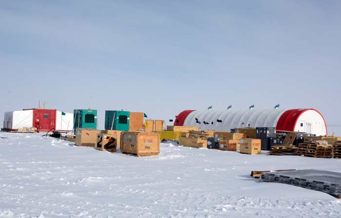 the SPICECORE drill site