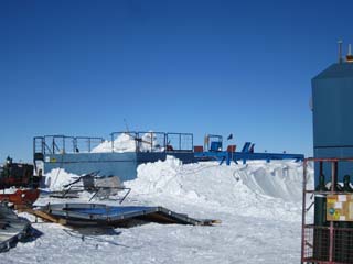 disassembly of the support structure