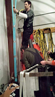 untaping the hoses