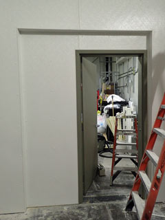 FRP finishing around the side door