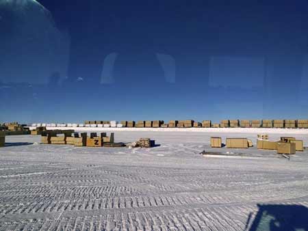 waste and retrograde cargo lined up