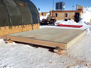 this place is on the skids a movable sliding deck