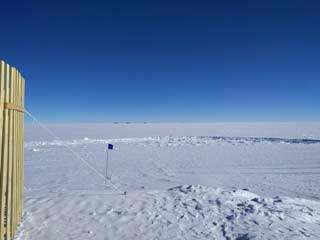 view of the station from the solar telescope site