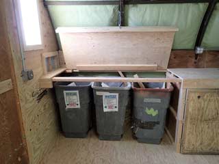 am I too late for the garbage? No, jump in waste bins