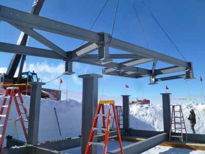 support frame for the new DSCS equipment module