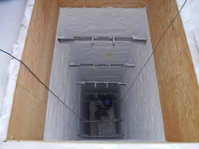 ladder and platform supports